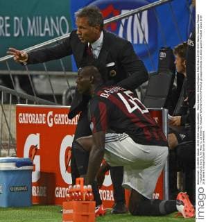 Mario Balotelli, Sinisa Mihajlovic Milan Milano 19-09-2015 Stadio Giuseppe Meazza - Football Calcio Serie A, AC Milan vs. US Palermo. giuseppexceleste