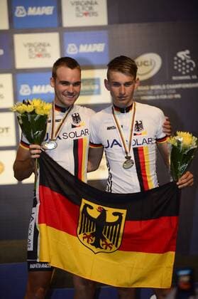 Aktuell Radsport, WM Richmond, Schachmann und Kämna: Silber und Bronze bei U23 Zeitfahren 2015, World Championships U23 cronometro, Germany 2015, Kamna Lennard, Schachmann Maximilian, Richmond 