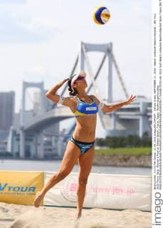 Satoko Urata, SEPTEMBER 21, 2015 - Beach volleyball Beachvolleyball : JBV Tour 2015 Tokyo Open Women s Final at Odaiba Beach, Tokyo, Japan. Noxthirdxpartyxsales  (hnna017925)