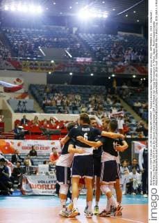 Poland national team Nationalteam group (POL), SEPTEMBER 21, 2015 - Volleyball : FIVB Men s World Cup 2015 A-site 3rd Round match between USA 1-3 Poland 1st Yoyogi Gymnasium in Tokyo, Japan. Noxthirdxpartyxsales  (qdwa042619)