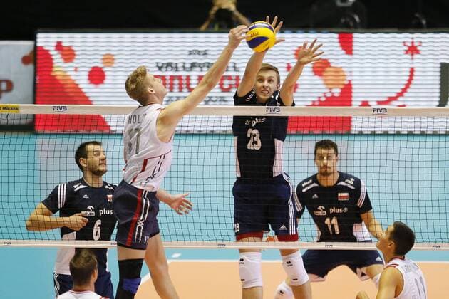 Bieniek Mateusz (POL), SEPTEMBER 21, 2015 - Volleyball : FIVB Men s World Cup 2015 A-site 3rd Round match between USA 1-3 Poland 1st Yoyogi Gymnasium in Tokyo, Japan. Noxthirdxpartyxsales  (qdwa042634)