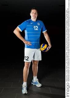 Stuttgart Veit Klausmann 12 (TSV Georgii Allianz Stuttgart) TSV Georgii Allianz Stuttgart beim Teamfoto fuer die Saison 2015 2016 in der 2.Bundesliga Sued Copyright: Wuechner Eibner-Pressefoto EP_NWR
