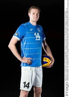Stuttgart Tom Hinksen 14 (TSV Georgii Allianz Stuttgart) TSV Georgii Allianz Stuttgart beim Teamfoto fuer die Saison 2015 2016 in der 2.Bundesliga Sued Copyright: Wuechner Eibner-Pressefoto EP_NWR