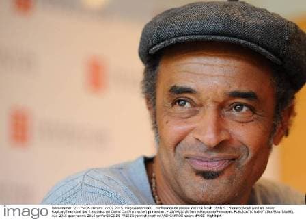 conference de presse Yannick Noah TENNIS : Yannick Noah wird als neuer Kapitän Teamchef der französischen Davis Cup Mannschaft präsentiert - 22 09 2015 TennisMagazine Panoramic 