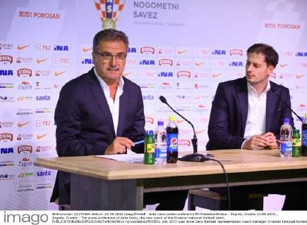 Ante Cacic press conference PK Pressekonferenz - Zagreb, Croatia 22.09.2015., Zagreb, Croatia - The press conference of Ante Cacic, the new coach of the Croatian national football team.  JuricaxGaloic PIXSELL