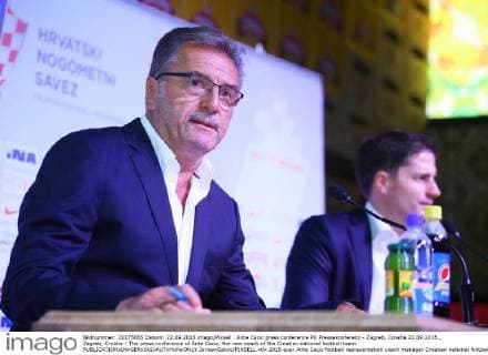 Ante Cacic press conference PK Pressekonferenz - Zagreb, Croatia 22.09.2015., Zagreb, Croatia - The press conference of Ante Cacic, the new coach of the Croatian national football team.  JuricaxGaloic PIXSELL