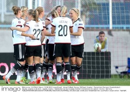 Aktuell Fußball, Damen, EM Quali, Kroatien - Deutschland Germany Croatia football - Zagreb, Croatia 22.09.2015., Zagreb, croatia - Qualification for the European Football Championship for women. Croatia - Germany.  SanjinxStrukic PIXSELL