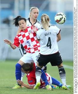 Aktuell Fußball, Damen, EM Quali, Kroatien - Deutschland Germany Croatia football - Zagreb, Croatia 22.09.2015., Zagreb, croatia - Qualification for the European Football Championship for women. Croatia - Germany. Marina Cop.  SanjinxStrukic PIXSELL