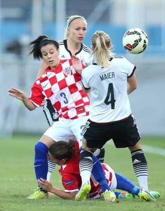 Qualification for UEFA Women s EURO 2017, Croatia - Germany 22.09.2015., Zagreb, Croatia - Qualification for UEFA Women s EURO 2017, group 5, Croatia - Germany. Marina Cop.  SanjinxStrukic PIXSELL