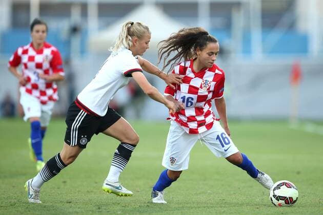 Qualification for UEFA Women s EURO 2017, Croatia - Germany 22.09.2015., Zagreb, Croatia - Qualification for UEFA Women s EURO 2017, group 5, Croatia - Germany. Martina Salek.  SanjinxStrukic PIXSELL
