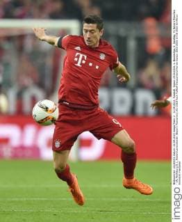 22.09.2015, Fussball, Saison 2015 2016, 1. Bundesliga, 6. Spieltag, FC Bayern München - VfL Wolfsburg 5:1, Robert Lewandowski (Bayern Muenchen)