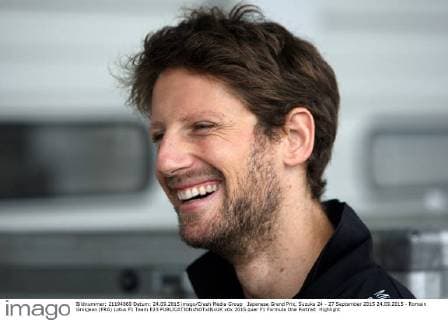 Japanese Grand Prix, Suzuka 24 - 27 September 2015 24.09.2015 - Romain Grosjean (FRA) Lotus F1 Team E23 