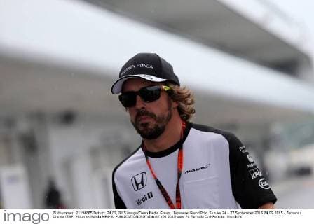 Japanese Grand Prix, Suzuka 24 - 27 September 2015 24.09.2015 - Fernando Alonso (ESP) McLaren Honda MP4-30 
