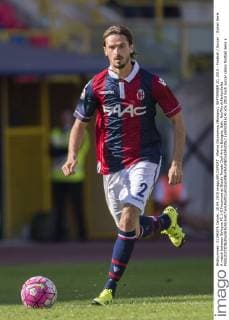 Marios Oikonomou (Bologna), SEPTEMBER 20, 2015 - Football Soccer : Italian Serie A match between Bologna FC 1-0 Frosinone at Stadio Renato Dall Ara in Bologna, Italy. NoxThirdxPartyxSales  (ptmb081614)