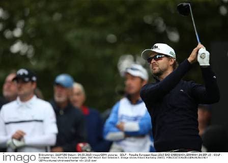GOLF - Porsche European Open 2015 BAD GRIESBACH,GERMANY,24.SEP.15 - GOLF - European Tour, Porsche European Open, Golf Resort Bad Griesbach. Image shows Rikard Karlberg (SWE). GEPAxpictures xAndreasxPranter