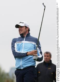 GOLF - Porsche European Open 2015 BAD GRIESBACH,GERMANY,24.SEP.15 - GOLF - European Tour, Porsche European Open, Golf Resort Bad Griesbach. Image shows Simon Thornton (IRL). GEPAxpictures xAndreasxPranter