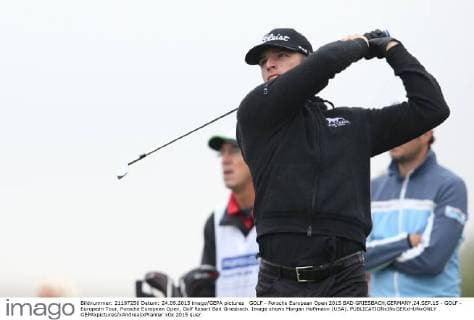 GOLF - Porsche European Open 2015 BAD GRIESBACH,GERMANY,24.SEP.15 - GOLF - European Tour, Porsche European Open, Golf Resort Bad Griesbach. Image shows Morgan Hoffmann (USA). GEPAxpictures xAndreasxPranter