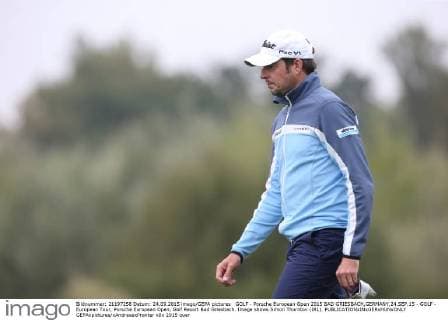 GOLF - Porsche European Open 2015 BAD GRIESBACH,GERMANY,24.SEP.15 - GOLF - European Tour, Porsche European Open, Golf Resort Bad Griesbach. Image shows Simon Thornton (IRL). GEPAxpictures xAndreasxPranter