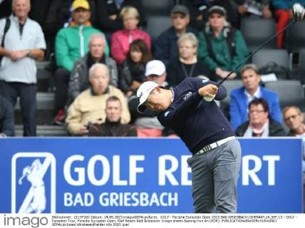 GOLF - Porsche European Open 2015 BAD GRIESBACH,GERMANY,24.SEP.15 - GOLF - European Tour, Porsche European Open, Golf Resort Bad Griesbach. Image shows Byeong Hun An (KOR). GEPAxpictures xAndreasxPranter