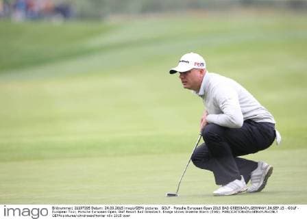 GOLF - Porsche European Open 2015 BAD GRIESBACH,GERMANY,24.SEP.15 - GOLF - European Tour, Porsche European Open, Golf Resort Bad Griesbach. Image shows Graeme Storm (ENG). GEPAxpictures xAndreasxPranter