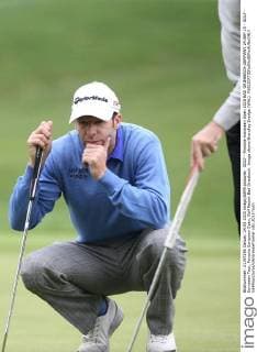 GOLF - Porsche European Open 2015 BAD GRIESBACH,GERMANY,24.SEP.15 - GOLF - European Tour, Porsche European Open, Golf Resort Bad Griesbach. Image shows Brandley Dredge (WAL). GEPAxpictures xAndreasxPranter