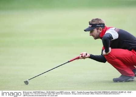GOLF - Porsche European Open 2015 BAD GRIESBACH,GERMANY,24.SEP.15 - GOLF - European Tour, Porsche European Open, Golf Resort Bad Griesbach. Image shows Jbe Kruger (RSA). GEPAxpictures xAndreasxPranter