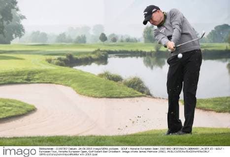 GOLF - Porsche European Open 2015 BAD GRIESBACH,GERMANY,24.SEP.15 - GOLF - European Tour, Porsche European Open, Golf Resort Bad Griesbach. Image shows James Morrison (ENG). GEPAxpictures xAndreasxPranter