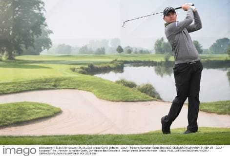 GOLF - Porsche European Open 2015 BAD GRIESBACH,GERMANY,24.SEP.15 - GOLF - European Tour, Porsche European Open, Golf Resort Bad Griesbach. Image shows James Morrison (ENG). GEPAxpictures xAndreasxPranter
