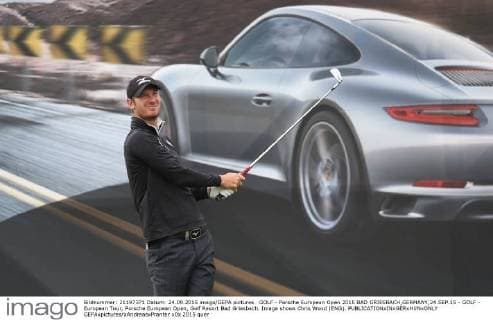 GOLF - Porsche European Open 2015 BAD GRIESBACH,GERMANY,24.SEP.15 - GOLF - European Tour, Porsche European Open, Golf Resort Bad Griesbach. Image shows Chris Wood (ENG). GEPAxpictures xAndreasxPranter