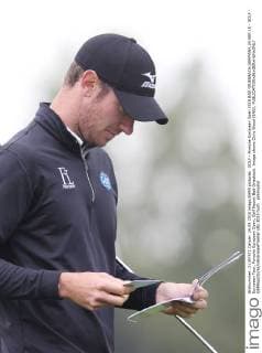 GOLF - Porsche European Open 2015 BAD GRIESBACH,GERMANY,24.SEP.15 - GOLF - European Tour, Porsche European Open, Golf Resort Bad Griesbach. Image shows Chris Wood (ENG). GEPAxpictures xAndreasxPranter