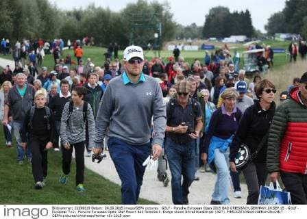 GOLF - Porsche European Open 2015 BAD GRIESBACH,GERMANY,24.SEP.15 - GOLF - European Tour, Porsche European Open, Golf Resort Bad Griesbach. Image shows Bernd Wiesberger (AUT). GEPAxpictures xAndreasxPranter