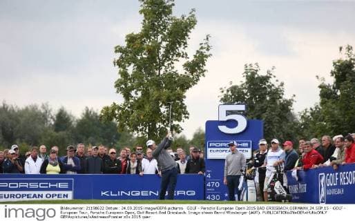 GOLF - Porsche European Open 2015 BAD GRIESBACH,GERMANY,24.SEP.15 - GOLF - European Tour, Porsche European Open, Golf Resort Bad Griesbach. Image shows Bernd Wiesberger (AUT). GEPAxpictures xAndreasxPranter