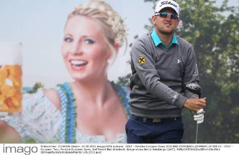 GOLF - Porsche European Open 2015 BAD GRIESBACH,GERMANY,24.SEP.15 - GOLF - European Tour, Porsche European Open, Golf Resort Bad Griesbach. Image shows Bernd Wiesberger (AUT). GEPAxpictures xAndreasxPranter
