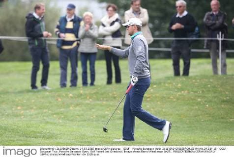 GOLF - Porsche European Open 2015 BAD GRIESBACH,GERMANY,24.SEP.15 - GOLF - European Tour, Porsche European Open, Golf Resort Bad Griesbach. Image shows Bernd Wiesberger (AUT). GEPAxpictures xAndreasxPranter
