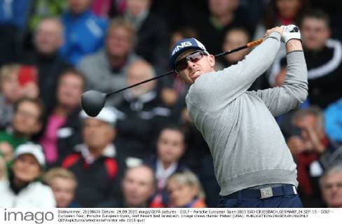 GOLF - Porsche European Open 2015 BAD GRIESBACH,GERMANY,24.SEP.15 - GOLF - European Tour, Porsche European Open, Golf Resort Bad Griesbach. Image shows Hunter Mahan (USA). GEPAxpictures xAndreasxPranter