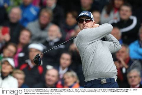 GOLF - Porsche European Open 2015 BAD GRIESBACH,GERMANY,24.SEP.15 - GOLF - European Tour, Porsche European Open, Golf Resort Bad Griesbach. Image shows Hunter Mahan (USA). GEPAxpictures xAndreasxPranter