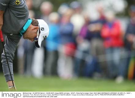 GOLF - Porsche European Open 2015 BAD GRIESBACH,GERMANY,24.SEP.15 - GOLF - European Tour, Porsche European Open, Golf Resort Bad Griesbach. Image shows Bernd Wiesberger (AUT). GEPAxpictures xAndreasxPranter