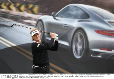GOLF - Porsche European Open 2015 BAD GRIESBACH,GERMANY,24.SEP.15 - GOLF - European Tour, Porsche European Open, Golf Resort Bad Griesbach. Image shows Bernhard Langer (GER). GEPAxpictures xAndreasxPranter