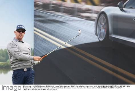 GOLF - Porsche European Open 2015 BAD GRIESBACH,GERMANY,24.SEP.15 - GOLF - European Tour, Porsche European Open, Golf Resort Bad Griesbach. Image shows Hunter Mahan (USA). GEPAxpictures xAndreasxPranter