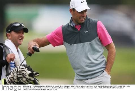 GOLF - Porsche European Open 2015 BAD GRIESBACH,GERMANY,24.SEP.15 - GOLF - European Tour, Porsche European Open, Golf Resort Bad Griesbach. Image shows Charl Schwartzel (RSA). GEPAxpictures xAndreasxPranter