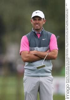 GOLF - Porsche European Open 2015 BAD GRIESBACH,GERMANY,24.SEP.15 - GOLF - European Tour, Porsche European Open, Golf Resort Bad Griesbach. Image shows Charl Schwartzel (RSA). GEPAxpictures xAndreasxPranter
