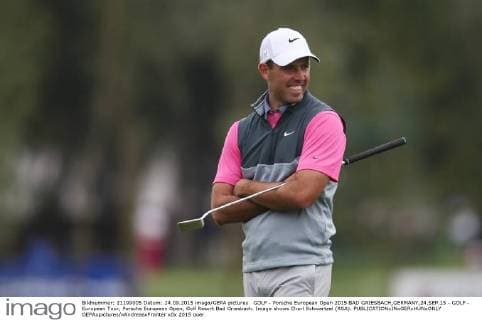 GOLF - Porsche European Open 2015 BAD GRIESBACH,GERMANY,24.SEP.15 - GOLF - European Tour, Porsche European Open, Golf Resort Bad Griesbach. Image shows Charl Schwartzel (RSA). GEPAxpictures xAndreasxPranter