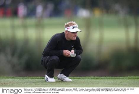 GOLF - Porsche European Open 2015 BAD GRIESBACH,GERMANY,24.SEP.15 - GOLF - European Tour, Porsche European Open, Golf Resort Bad Griesbach. Image shows Soren Kjeldsen (DEN). GEPAxpictures xAndreasxPranter