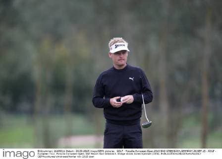 GOLF - Porsche European Open 2015 BAD GRIESBACH,GERMANY,24.SEP.15 - GOLF - European Tour, Porsche European Open, Golf Resort Bad Griesbach. Image shows Soren Kjeldsen (DEN). GEPAxpictures xAndreasxPranter