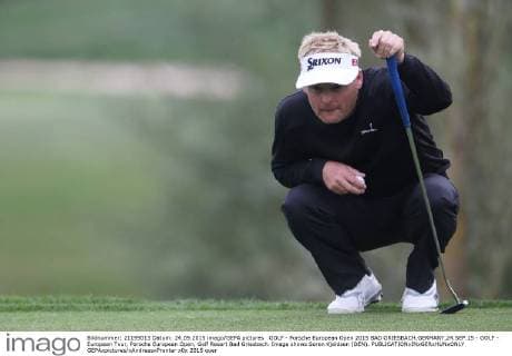 GOLF - Porsche European Open 2015 BAD GRIESBACH,GERMANY,24.SEP.15 - GOLF - European Tour, Porsche European Open, Golf Resort Bad Griesbach. Image shows Soren Kjeldsen (DEN). GEPAxpictures xAndreasxPranter
