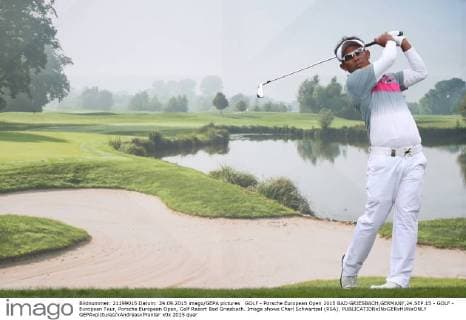 GOLF - Porsche European Open 2015 BAD GRIESBACH,GERMANY,24.SEP.15 - GOLF - European Tour, Porsche European Open, Golf Resort Bad Griesbach. Image shows Charl Schwartzel (RSA). GEPAxpictures xAndreasxPranter