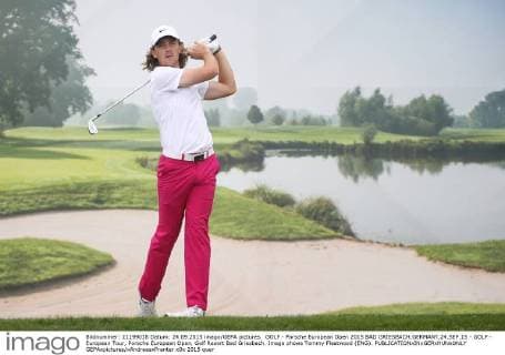 GOLF - Porsche European Open 2015 BAD GRIESBACH,GERMANY,24.SEP.15 - GOLF - European Tour, Porsche European Open, Golf Resort Bad Griesbach. Image shows Tommy Fleetwood (ENG). GEPAxpictures xAndreasxPranter