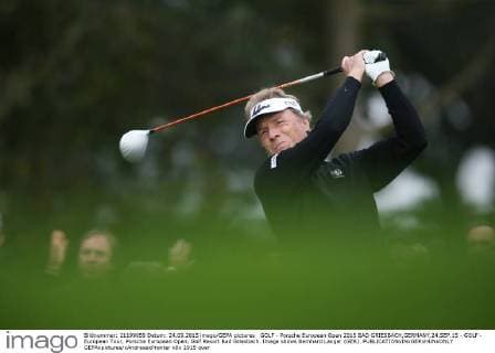 GOLF - Porsche European Open 2015 BAD GRIESBACH,GERMANY,24.SEP.15 - GOLF - European Tour, Porsche European Open, Golf Resort Bad Griesbach. Image shows Bernhard Langer (GER). GEPAxpictures xAndreasxPranter