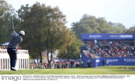 GOLF - Porsche European Open 2015 BAD GRIESBACH,GERMANY,24.SEP.15 - GOLF - European Tour, Porsche European Open, Golf Resort Bad Griesbach. Image shows Bernd Wiesberger (AUT). GEPAxpictures xAndreasxPranter