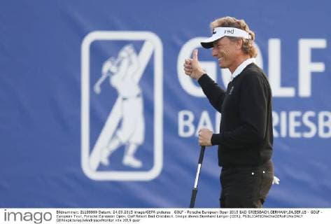 GOLF - Porsche European Open 2015 BAD GRIESBACH,GERMANY,24.SEP.15 - GOLF - European Tour, Porsche European Open, Golf Resort Bad Griesbach. Image shows Bernhard Langer (GER). GEPAxpictures xAndreasxPranter